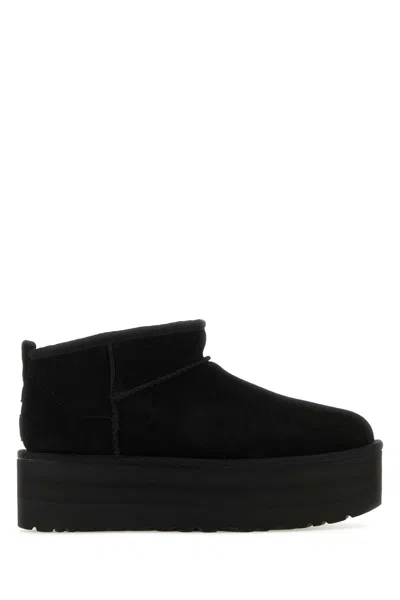 UGG UGG BLACK INDONESIAN LEATHER BOOT