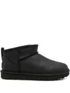 Ugg Classic Ultra Mini Ankle Boots In Black