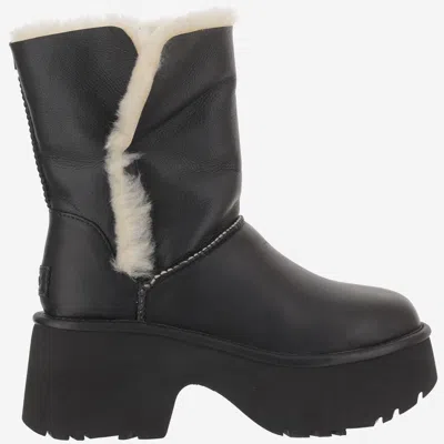 Ugg Classic Esmee Black Leather Boots