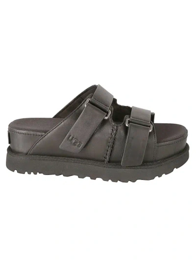 Ugg Black Leather Sandals