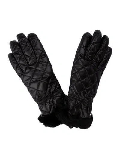 Pre-owned Ugg Black Polyester Gloves