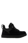 Ugg Lace-up Sneakers Featuring Pull Tab In Black