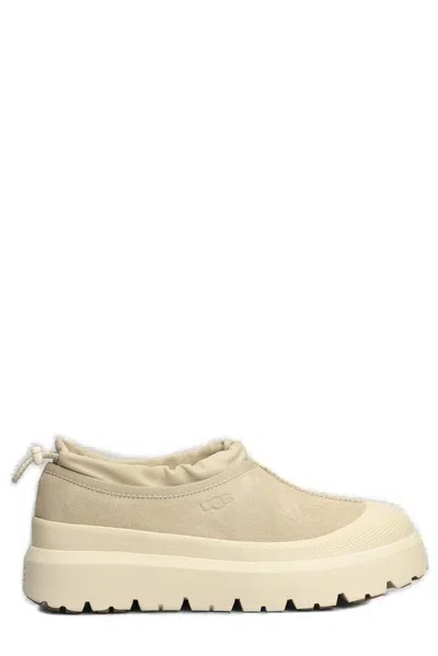 Ugg Black Suede And Rubber Tasman Weather Hybrid Slip-ons In Neutral