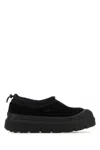 Ugg Black Suede And Rubber Tasman Weather Hybrid Slip-ons In Bblc