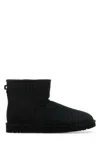 Ugg Low-cut Ankle Boot With Sheepskin And Suede Upper In Black
