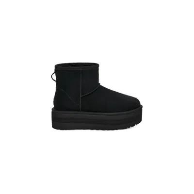 Ugg Black Suede Leather Ankle