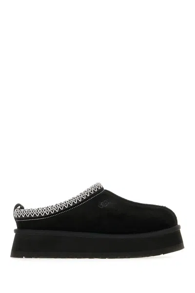 Ugg Black Suede Tazz Ii Slippers