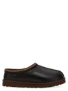 Ugg Black Tasman Slides In Black