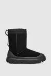 Ugg Classic Short Hybrid Winter Boot In Black