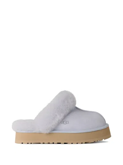 Ugg Blue Platform Slippers