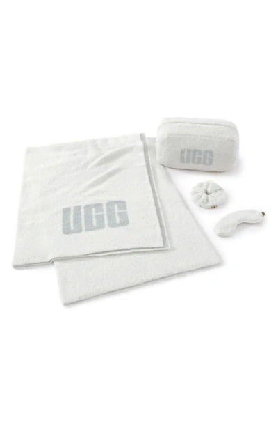 Ugg Bode 4-piece Terry Travel Set In Snow