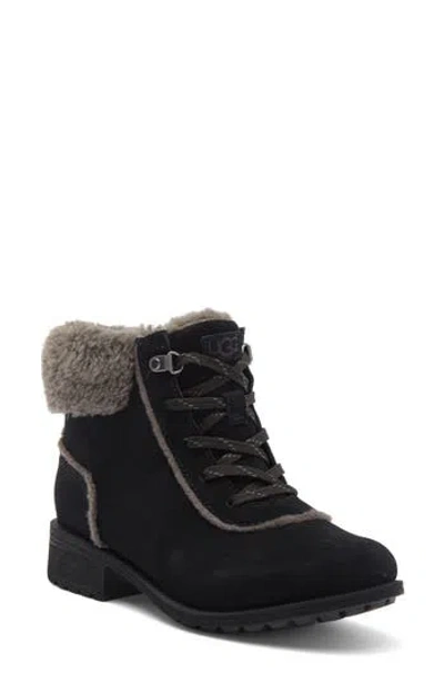 Ugg ® Bodie Faux Fur Lace Bootie In Black