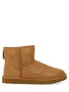 Ugg Biscuit Suede Classic Mini Ii Ankle Boots In Brown
