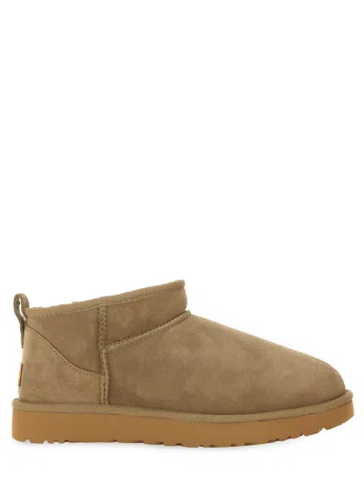 Ugg Boot Classic Ultra Mini In Beige