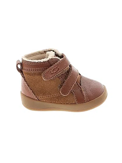 Pre-owned Ugg Kids' Booties In Brown