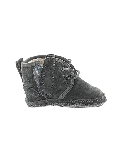 Pre-owned Ugg Kids' Booties In Gray