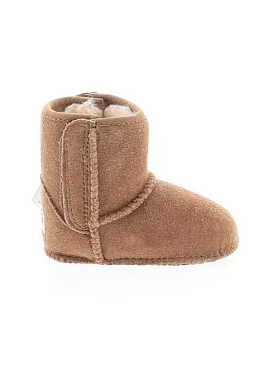 Pre-owned Ugg Kids' Booties In Tan