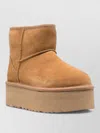Ugg Classic Mini Platform Ankle Boots In Brown