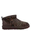 Ugg Classic Ultra Mini Calf-hair Ankle Boots In Animal Print