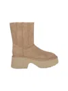 Ugg Classic Twin Seam New Heights Ankle Boots In Brown