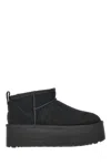 Ugg Round-headed Flat-bottomed Short Boots In Black