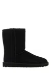 Ugg Black Suede Classic Short Ii Ankle Boots In Black