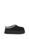 Ugg Tasman Slip-on Shearling Flat Mules In Black