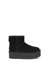 Ugg Classic Mini Platform Boots Black In Black