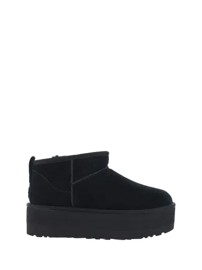 Ugg Classic Ultra Mini Platform Boots In Black
