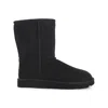 Ugg Short Classic Ii Suede Boots In Black