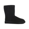 Ugg Short Classic Ii Suede Boots In Black