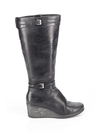 Pre-owned Ugg Boots In Black
