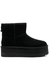 Ugg Classic Mini Platform Womens Suede Ankle Boots In Black