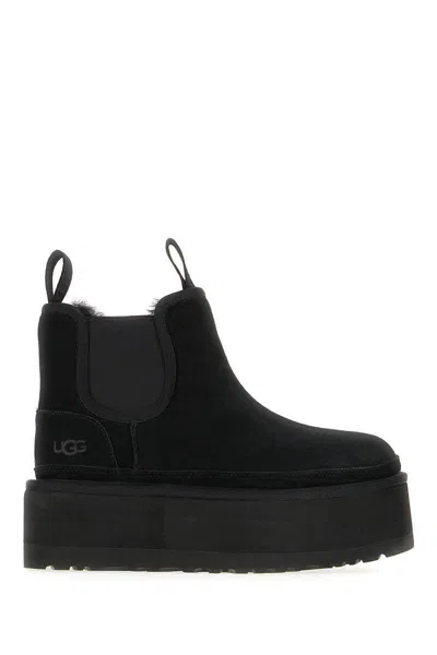 Ugg Numel Platform Ankle Boots In Black