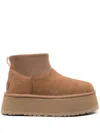Ugg Mini Puffer Platform Ankle Boot In Brown