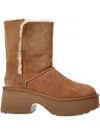 Ugg Camel Suede Esmee Boots In Brown