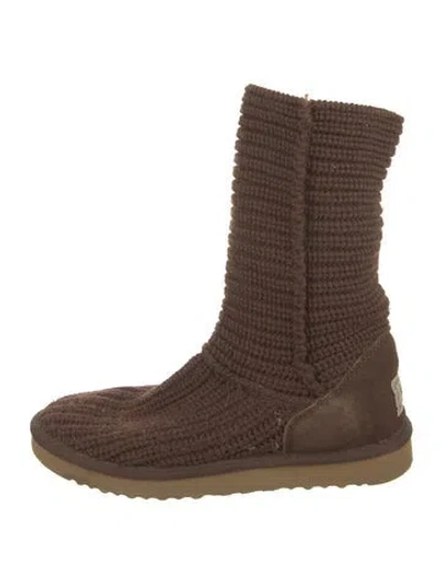 Pre-owned Ugg Boots In Brown