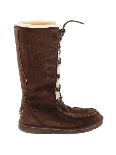 Pre-owned Ugg Boots In Brown