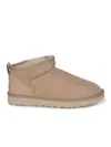 Ugg Boots  "classic Ultra Mini" In Neutral