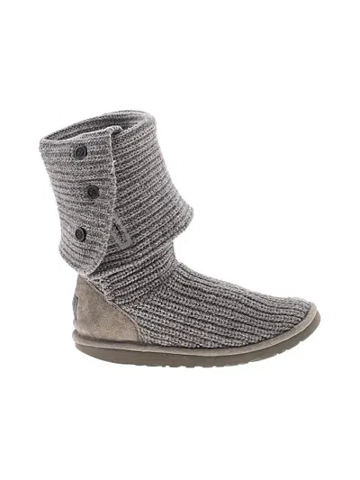 Pre-owned Ugg Boots In Gray
