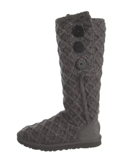 Pre-owned Ugg Boots In Gray