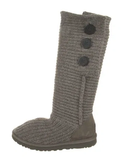 Pre-owned Ugg Boots In Gray