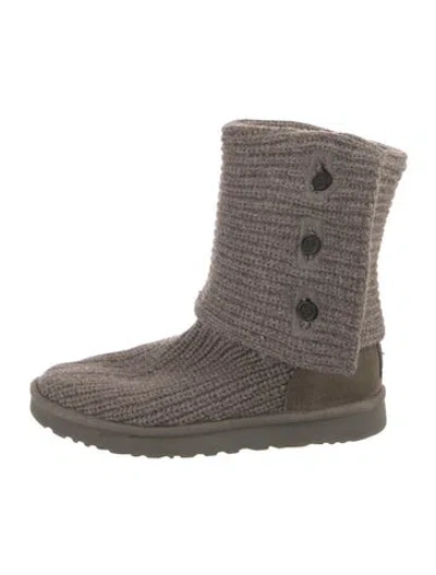 Pre-owned Ugg Boots In Gray