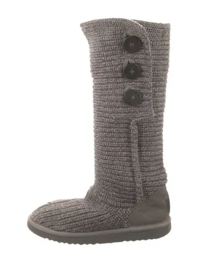 Pre-owned Ugg Boots In Gray