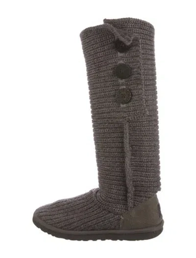 Pre-owned Ugg Boots In Gray