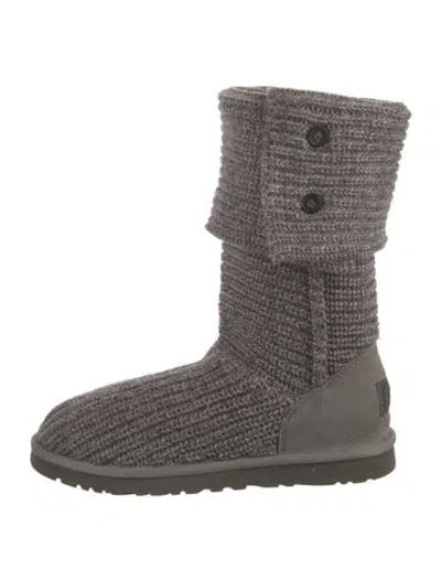 Pre-owned Ugg Boots In Gray