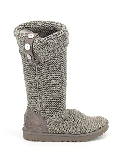 Pre-owned Ugg Boots In Gray