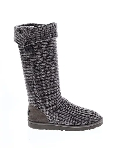 Pre-owned Ugg Boots In Gray
