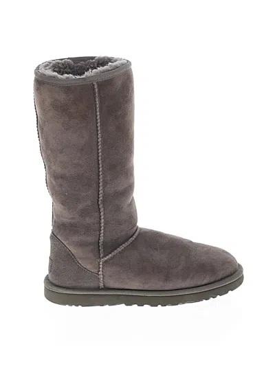 Pre-owned Ugg Boots In Gray