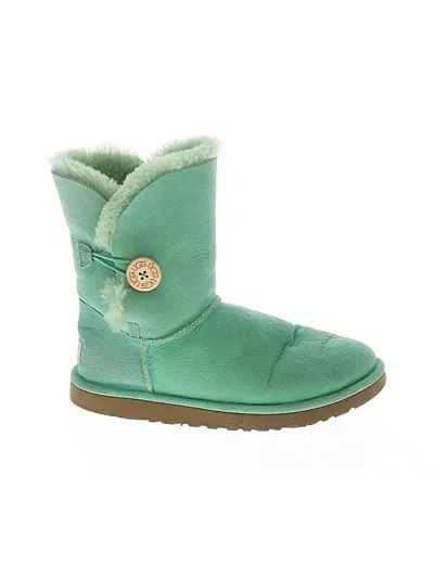 Pre-owned Ugg Boots In Green